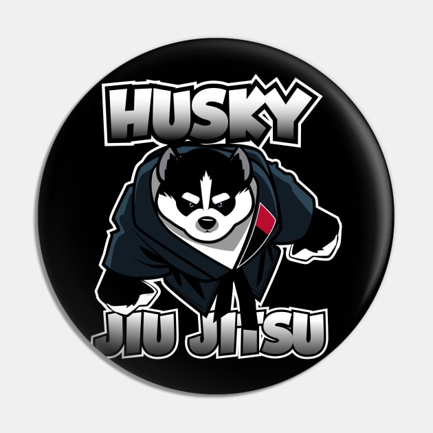 Husky Jiu Jitsu Pin by Spikeani