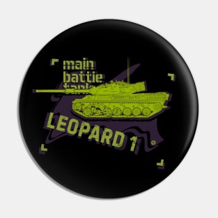 Leopard 1 side view shabby image Pin