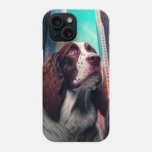 English Springer Spaniel in the Big Apple! Phone Case