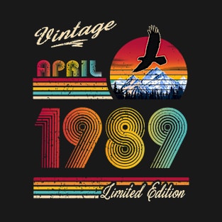 April 1989 Birthday T-Shirt