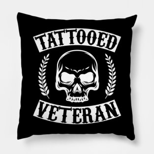 Tattooed Veteran Tattoo Gun Pillow