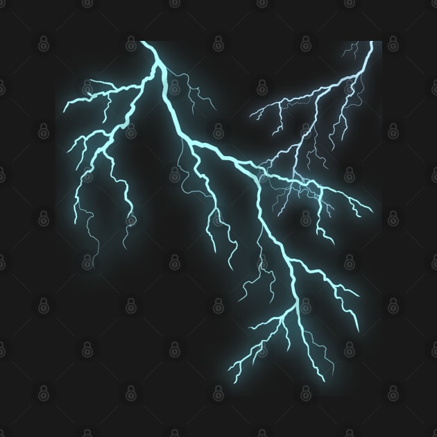 Ice Blue Lightning Bolts by Kahytal