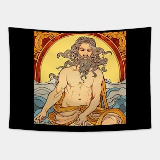 Cronus greek deity Tapestry