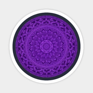 Mandala Divine Purple Magnet