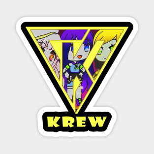 funneh krew yellow Magnet