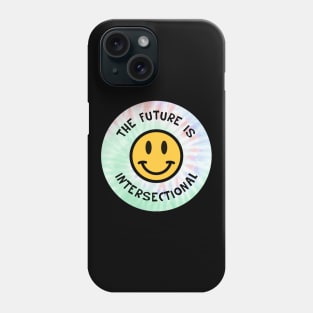 Future Is Intersectional - Feminist Tie Dye Background 2 Phone Case