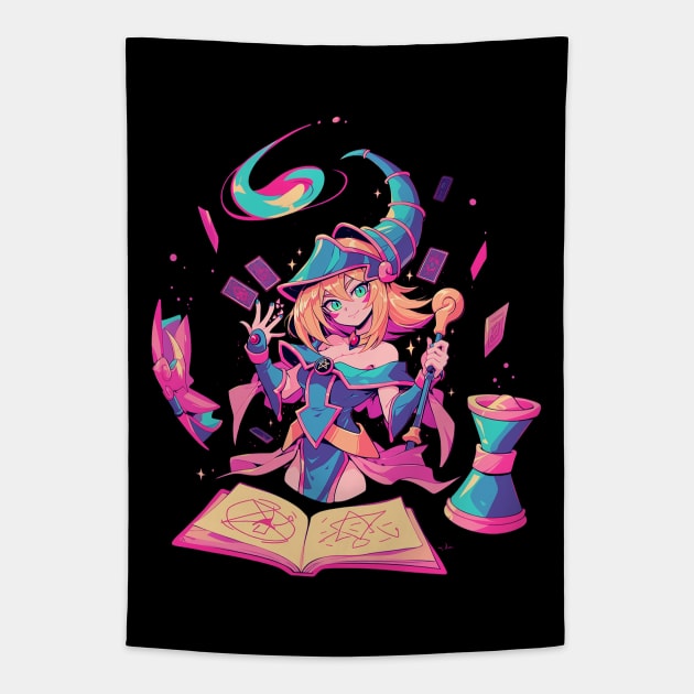 dark magician girl Tapestry by retinac 