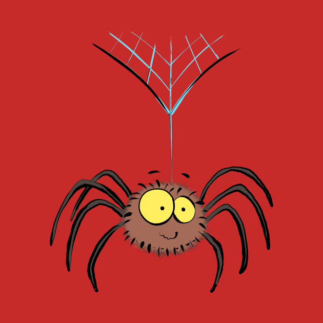 Cute cartoon spider by FrogFactory