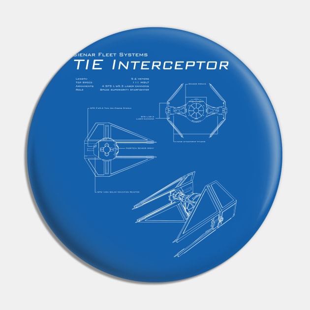 TIE Interceptor Blueprints Pin by patrickkingart