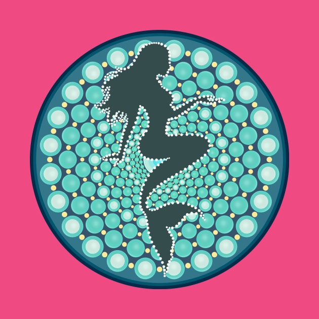 Mermaid Mandala design by Ch4rg3r