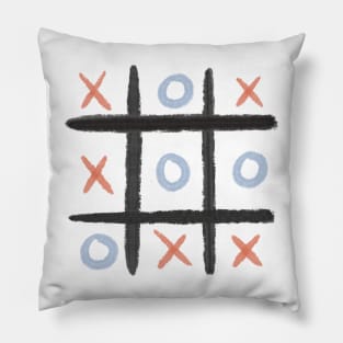 xoxo tic tac game Pillow