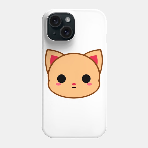 Cute Orange Bristish Short Hair Cat Phone Case by alien3287