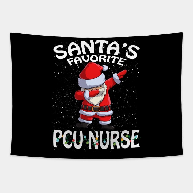Santas Favorite Pcu Nurse Christmas Tapestry by intelus