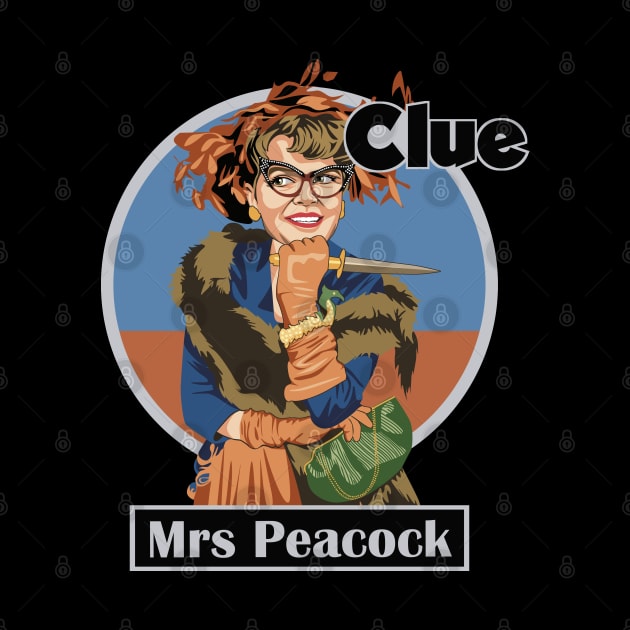 CLUE Mrs Peacock by Tiro1Linea