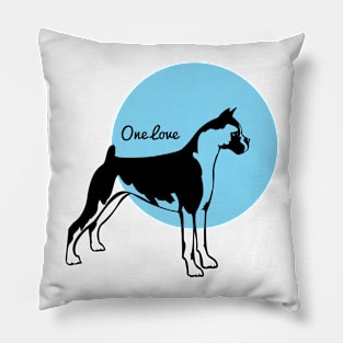 Just a One Love Boxer Pillow