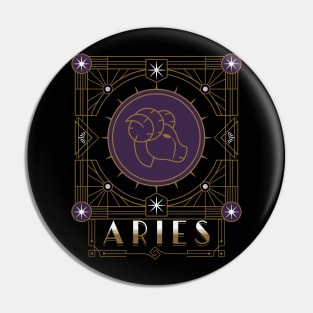 Great Aries Deco Pin