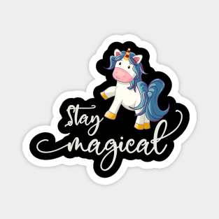 Christmas Unicorn: Stay Magical Magnet