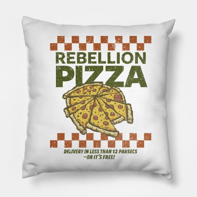 Rebellion Pizza Pillow by kg07_shirts