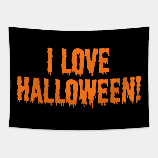 I Love Halloween! Tapestry