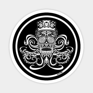 the us navy skeleton kraken ecopop Magnet