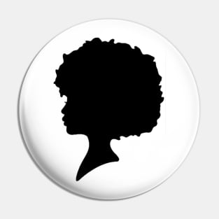 Afro Female Pin