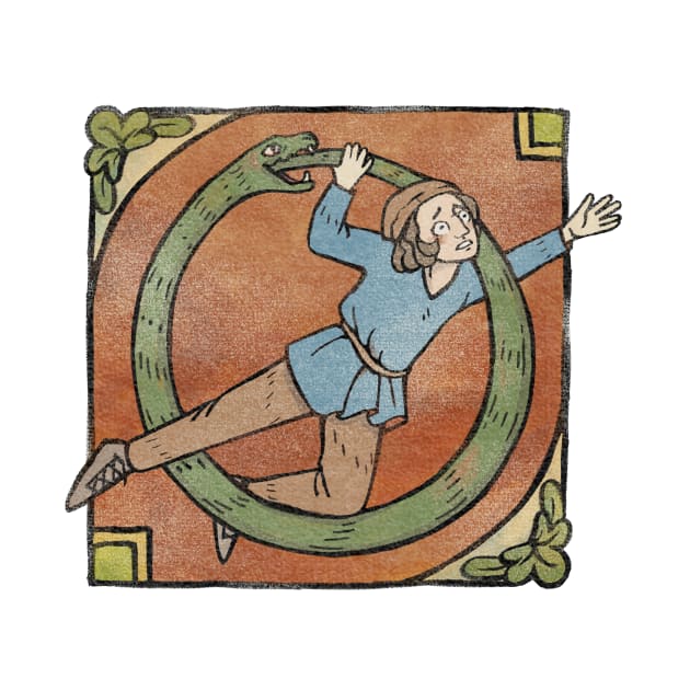 Medieval Hoop Snake! by INOGArt