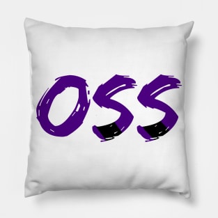 OSS bjj purple belts Pillow