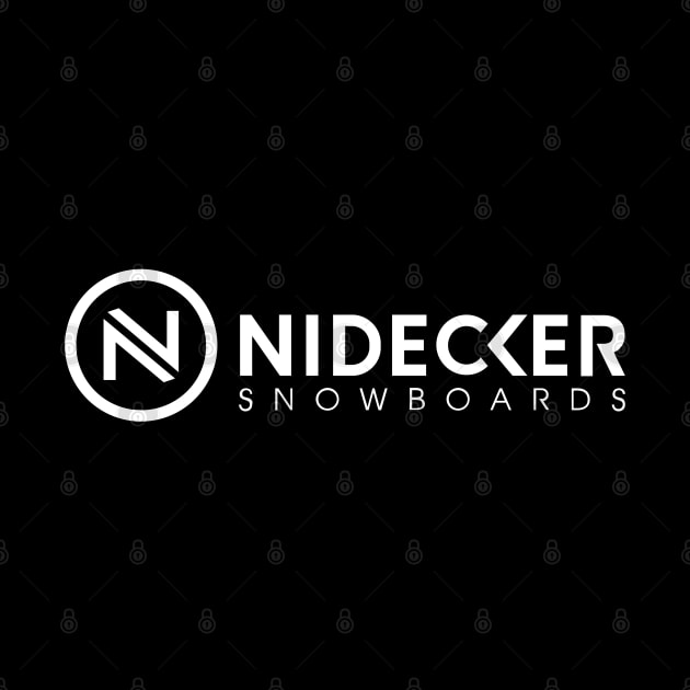 Nidecker 02 White Snowboard Sticker Brand | Burton Nitro Capita by susugroo