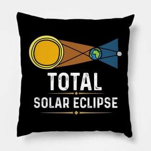 Solar Eclipse 2024 Shirt Total Eclipse April 8th 2024 Teacher Gift Pillow