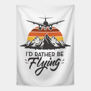 I'd Rather Be Flying Tapestry