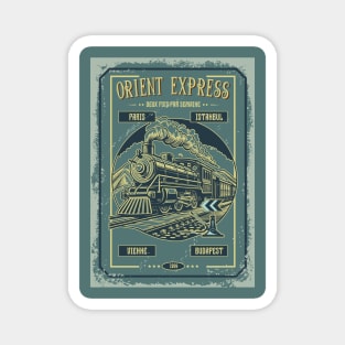 RETRO TRAIN Magnet