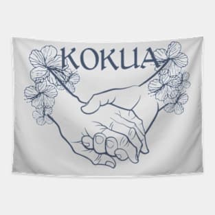 KOKUA Hawaiian Helping Hands Tapestry