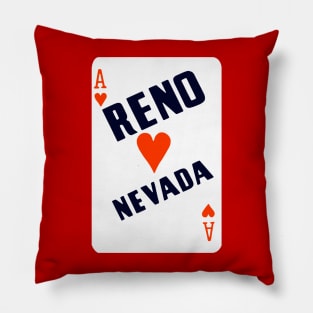 Vintage Reno Nevada Pillow