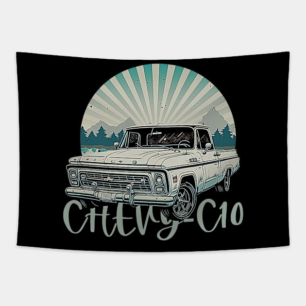 Chevy C-10 Tapestry by samsamteez