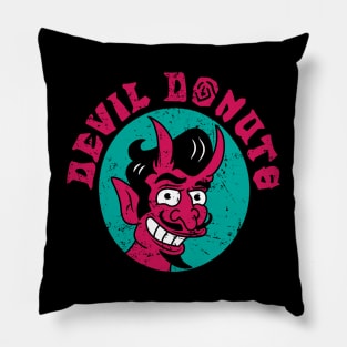 Devil Donuts logo Pillow