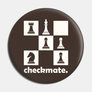 Checkmate - Chess | White Pin