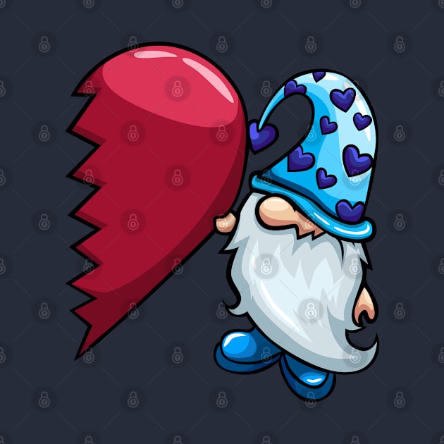 Gnome Valentines (blue) by RCM Graphix