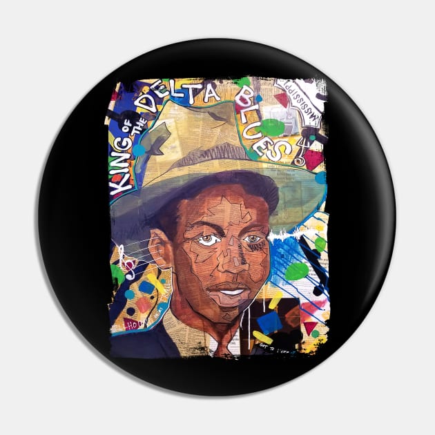 King of the Delta Blues Pin by kylewillis