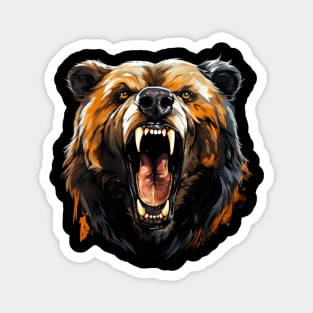 Angry Bear Magnet