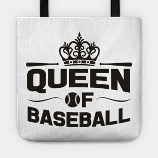 Queen of baseball Tote