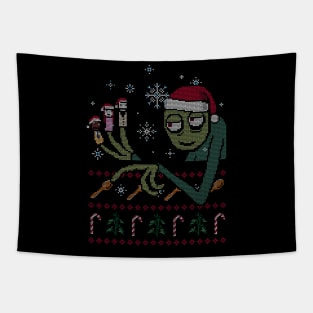 Mr. Fingers and Friends Ugly Sweater Tapestry