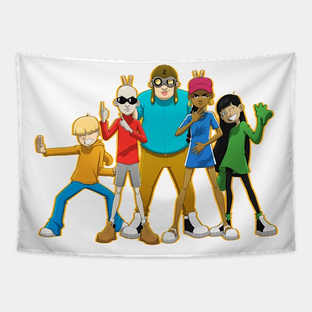 Kids Next Door Tapestry by Gabron_art