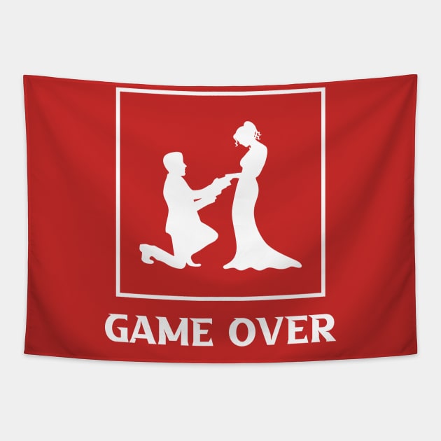 GAME OVER Tapestry by Suva