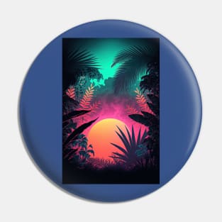 Sunset Jungle, Through the Leaves Pin