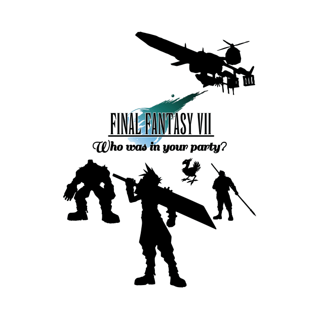 Final Fantasy VII - Who was in your party? (Barret & Cid) by cmarabate