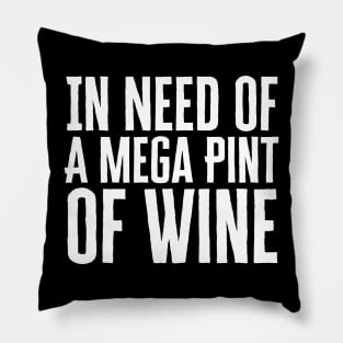 Mega Pint Of Wine Pillow