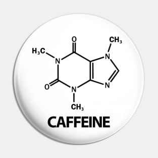 Skeletal formula of caffeine Pin