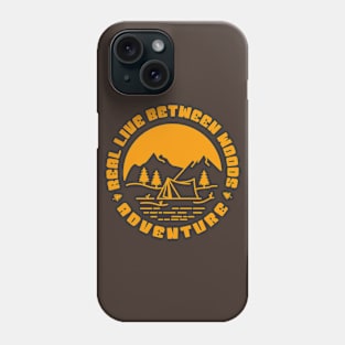 Adventure T Shirt real live between woods camping in forest Phone Case