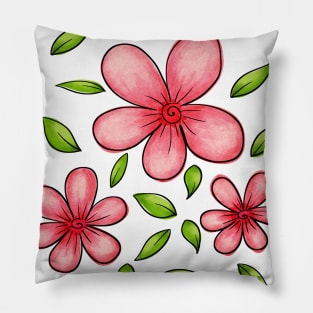 Cherry Blossom Flower Pillow