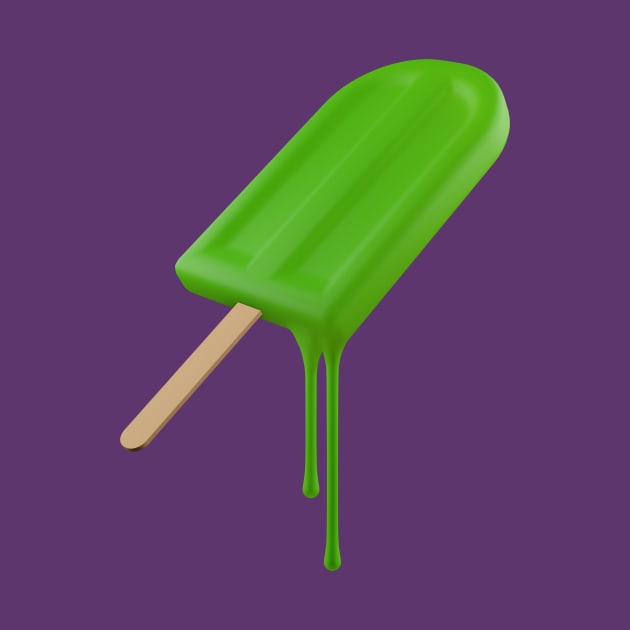 Lime Green Popsicle by graphicfire